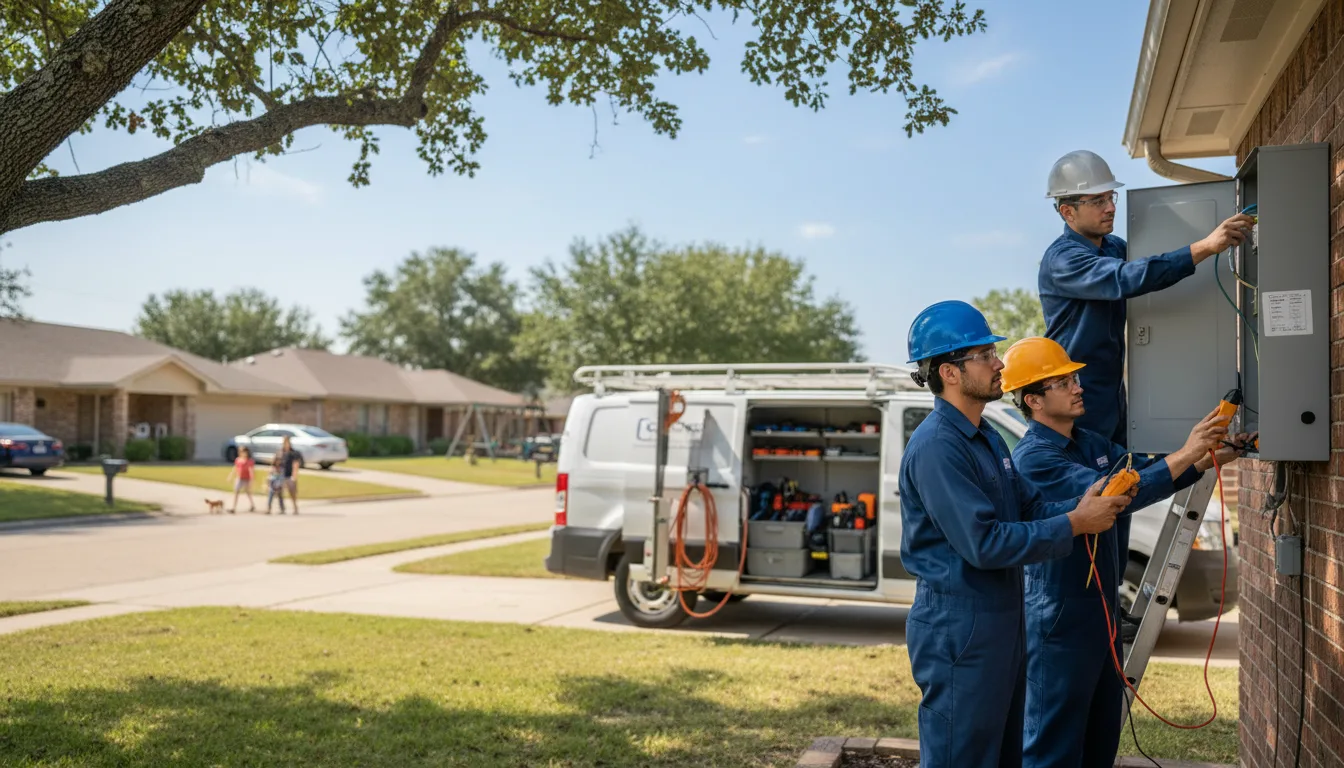 Certified electrician providing emergency electrical services in Elsa, TX